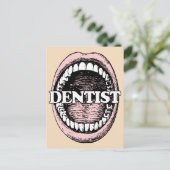 Carte postale pour dentiste (Debout devant)