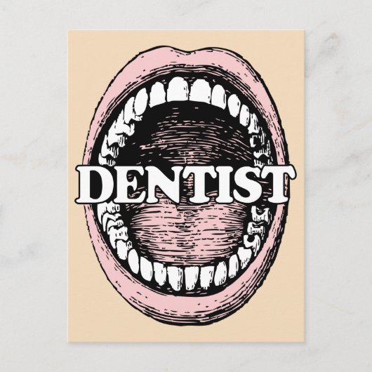 Carte postale pour dentiste (Devant)