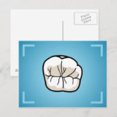 Carte postale pour dents (Devant / Derrière)