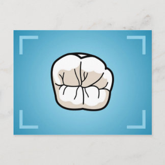 Carte postale pour dents