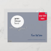 Carte postale pour détenus (Devant / Derrière)