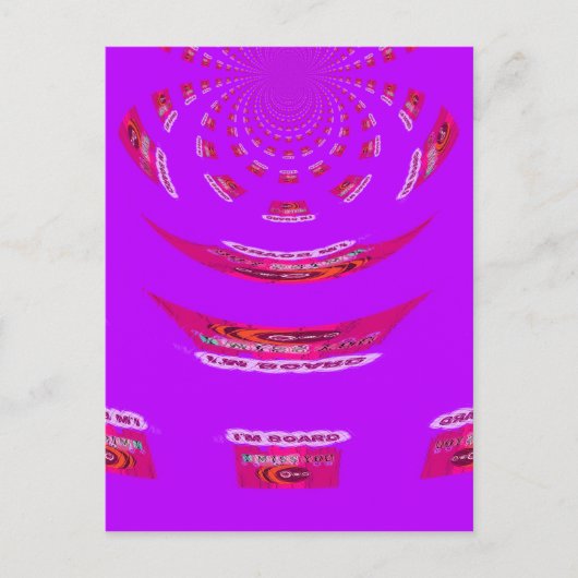 Carte Postale Pour drôle, je me manque de toi (Devant)