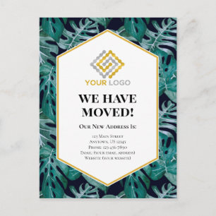 Carte postale pour entreprise Faire-part Tropical