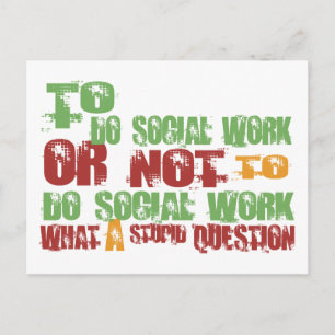 Carte Postale Pour faire du travail social
