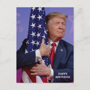 Carte postale pour fans du président Donald Trump