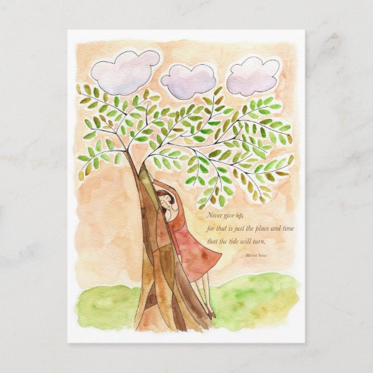 Carte postale pour femmes d'inspiration (Devant)