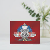 Carte postale pour fille Route 66 (Debout devant)