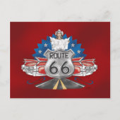 Carte postale pour fille Route 66 (Devant)