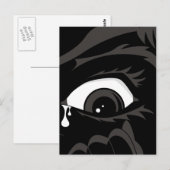 Carte postale pour garçon effrayé (Devant / Derrière)