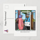 Carte postale pour Humour amusant (Devant / Derrière)