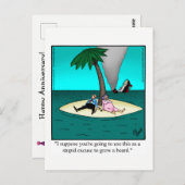 Carte postale pour Humour amusant (Devant / Derrière)