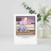 Carte postale pour Humour amusant (Debout devant)