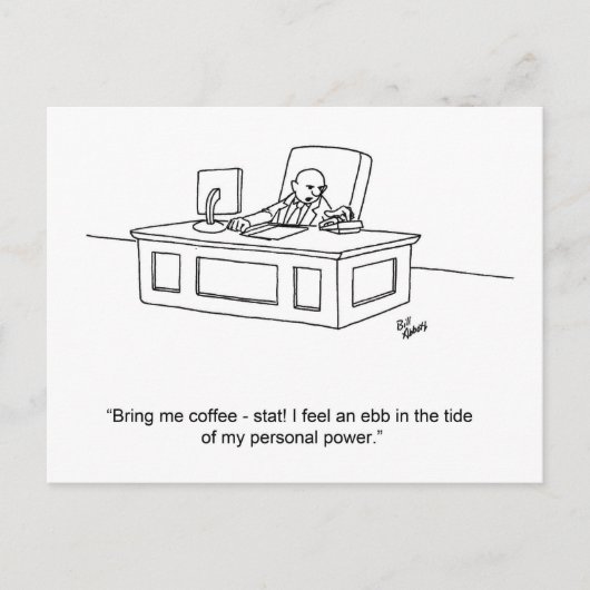 Carte postale pour Humour d'affaires amusant (Devant)