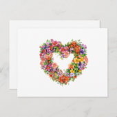 Carte postale pour la papeterie de carte plate (Devant / Derrière)