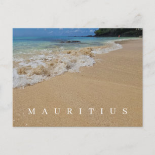 Carte postale pour la vue sur la côte mauricienne