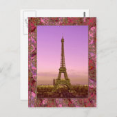 Carte postale pour l'amour de Paris (Devant / Derrière)