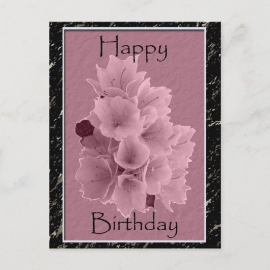 Carte postale pour l'anniversaire d'Azalea (Devant)