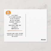 Carte postale pour l'anniversaire des 13 ans Billi (Dos)