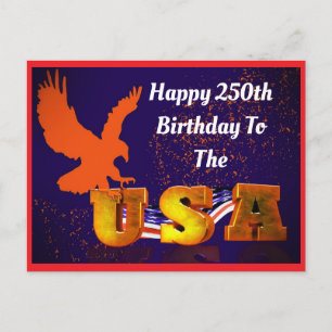 Carte postale pour le 250e anniversaire de l'aigle