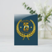 Carte postale pour le 25e anniversaire (Debout devant)