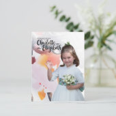 Carte postale pour le 7ème anniversaire de la prin (Debout devant)