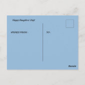 Carte postale pour le jour des filles présent (Dos)