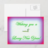 Carte postale pour le Nouvel An (Devant / Derrière)