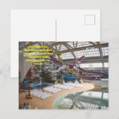 Carte postale pour le parc aquatique Anyone World (Devant / Derrière)
