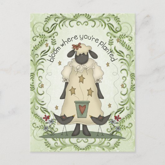 Carte postale pour le plaisir du mouton (Devant)