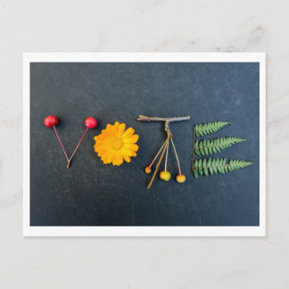 Carte postale pour le vote