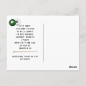 Carte postale pour les 60 ans avec billes de billa (Dos)