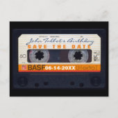 Carte postale pour les 60 ans avec cassette audio  (Devant)