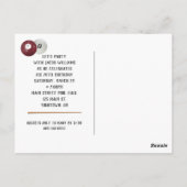 Carte postale pour les 70 ans avec billes de billa (Dos)