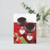 Carte postale pour les amateurs de vin (Debout devant)