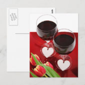 Carte postale pour les amateurs de vin (Devant / Derrière)