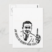 Carte Postale Pour les auteurs allemands (Devant / Derrière)