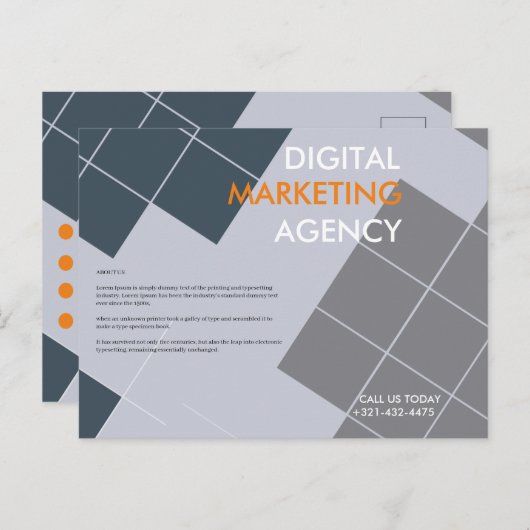 CARTE POSTALE POUR LES ENTREPRISES (Devant / Derrière)