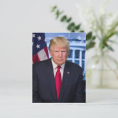 Carte Postale Pour les fans du président Donald Trump (Debout devant)