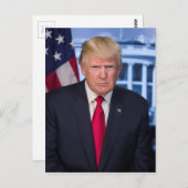 Carte Postale Pour les fans du président Donald Trump (Devant / Derrière)