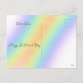 Carte postale pour les fêtes (Dos)