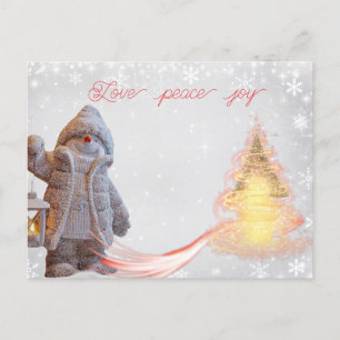 Carte postale pour les fêtes