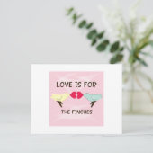 Carte Postale Pour Les Finches (Debout devant)