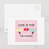 Carte Postale Pour Les Finches (Devant / Derrière)