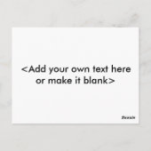 Carte postale pour les personnes saisonnières du s (Dos)