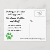 Carte Postale Pour les vétérinaires - SRF (Dos)