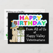 Carte Postale Pour les vétérinaires - SRF (Devant / Derrière)