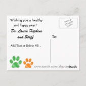 Carte Postale Pour les vétérinaires - SRF (Dos)