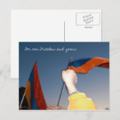 Carte Postale Pour notre liberté et la vôtre (Devant / Derrière)