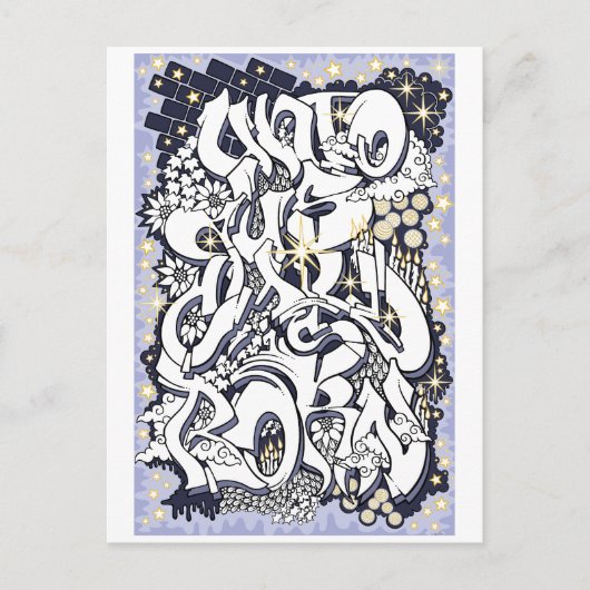 Carte Postale Pour nous un enfant est né (Devant)