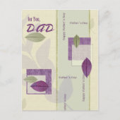 Carte Postale Pour père en Fête des pères (Devant)